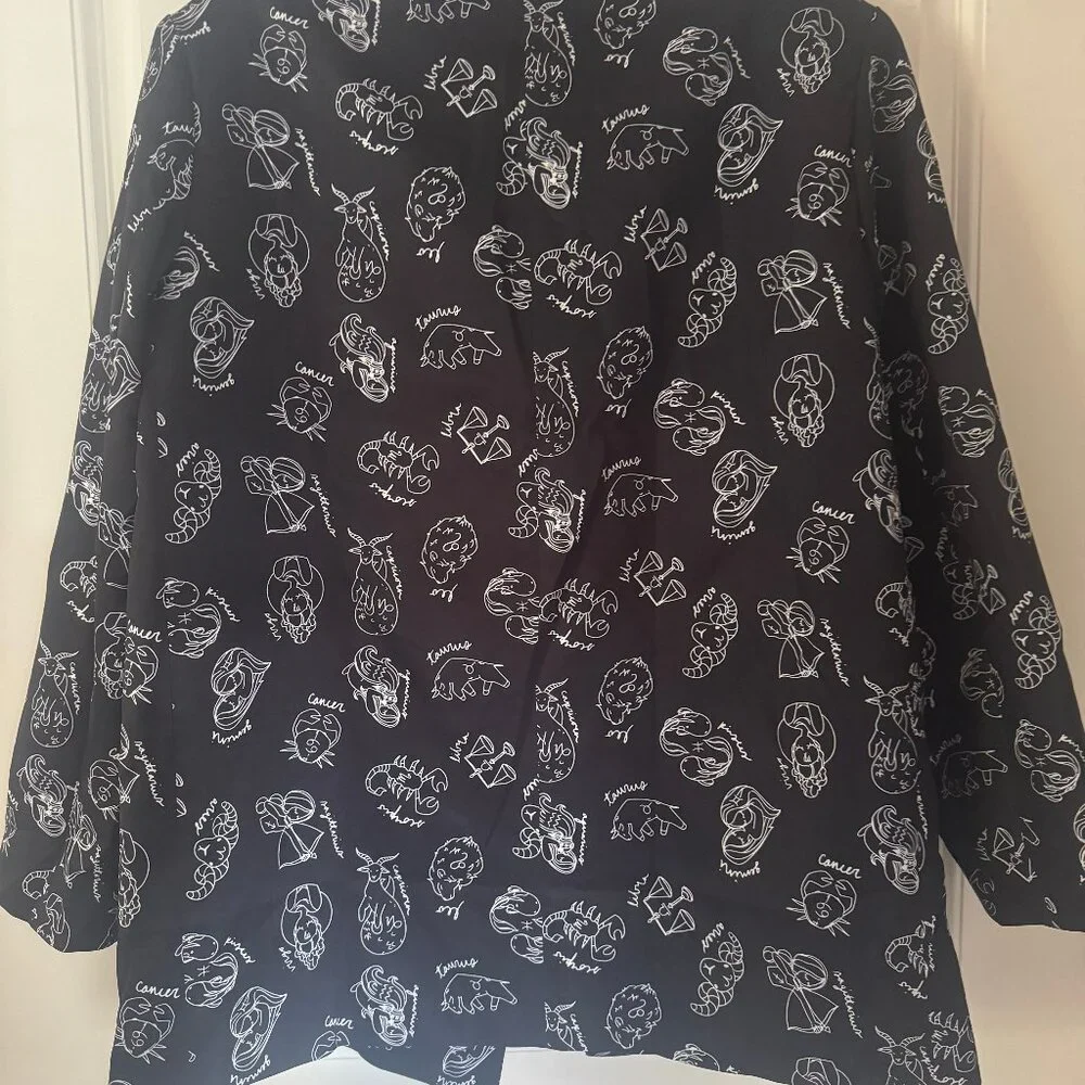 Dressed in Lala Make Me Wanna Lala Boyfriend Blazer in Zodiac - Picture 2 of 6